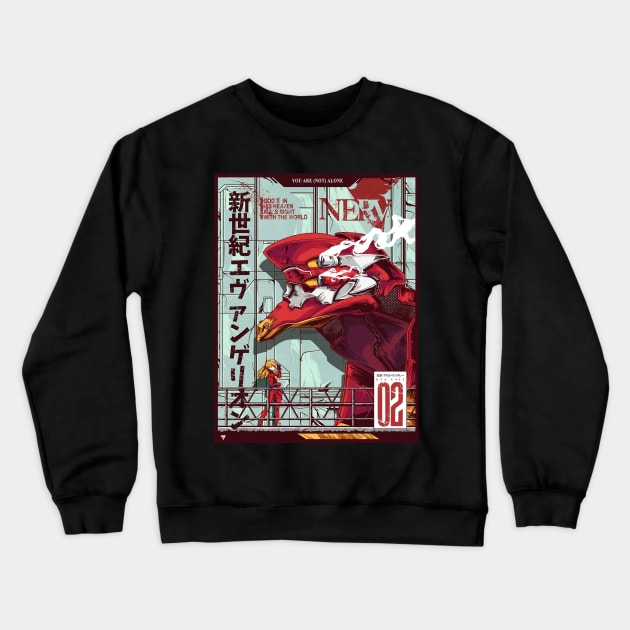 EVA 02 Crewneck Sweatshirt by seanartzy